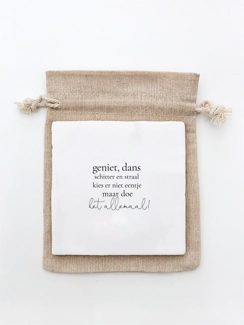 Jots | Tegeltje geniet, dans, schitter