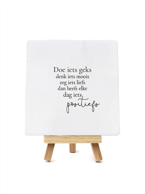 Jots | Tegeltje doe iets geks