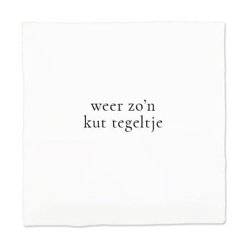 Jots | Tegeltje weer zo'n kut tegeltje