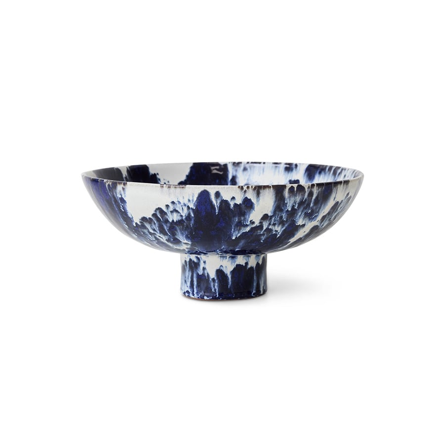 HK Living | Bowl on base indigo