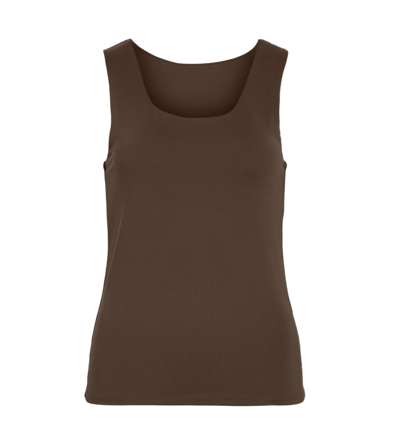 Vila | Top Kenza slate black