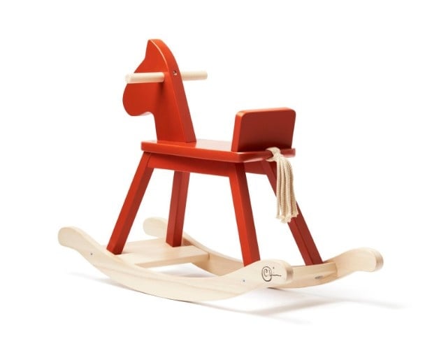 KidsConcept | Schommel paard oranje rood carl larsson