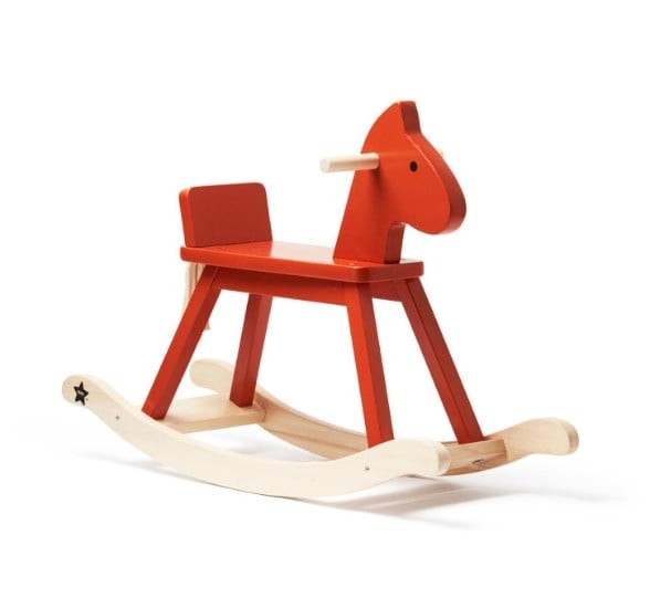 KidsConcept | Schommel paard oranje rood carl larsson