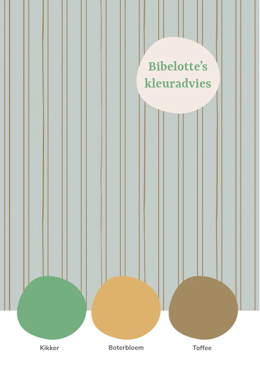 Bibelotte | Behang Gestreept zee