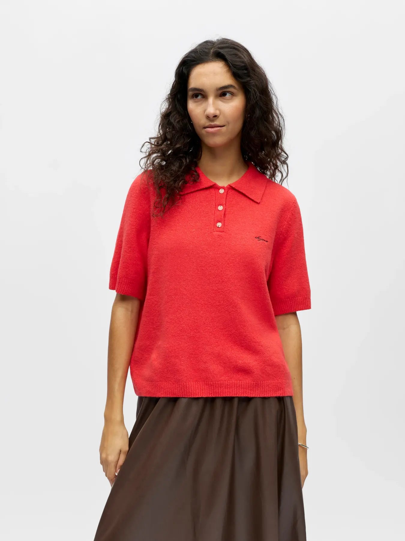 Object | Gebreide polo poinsetta