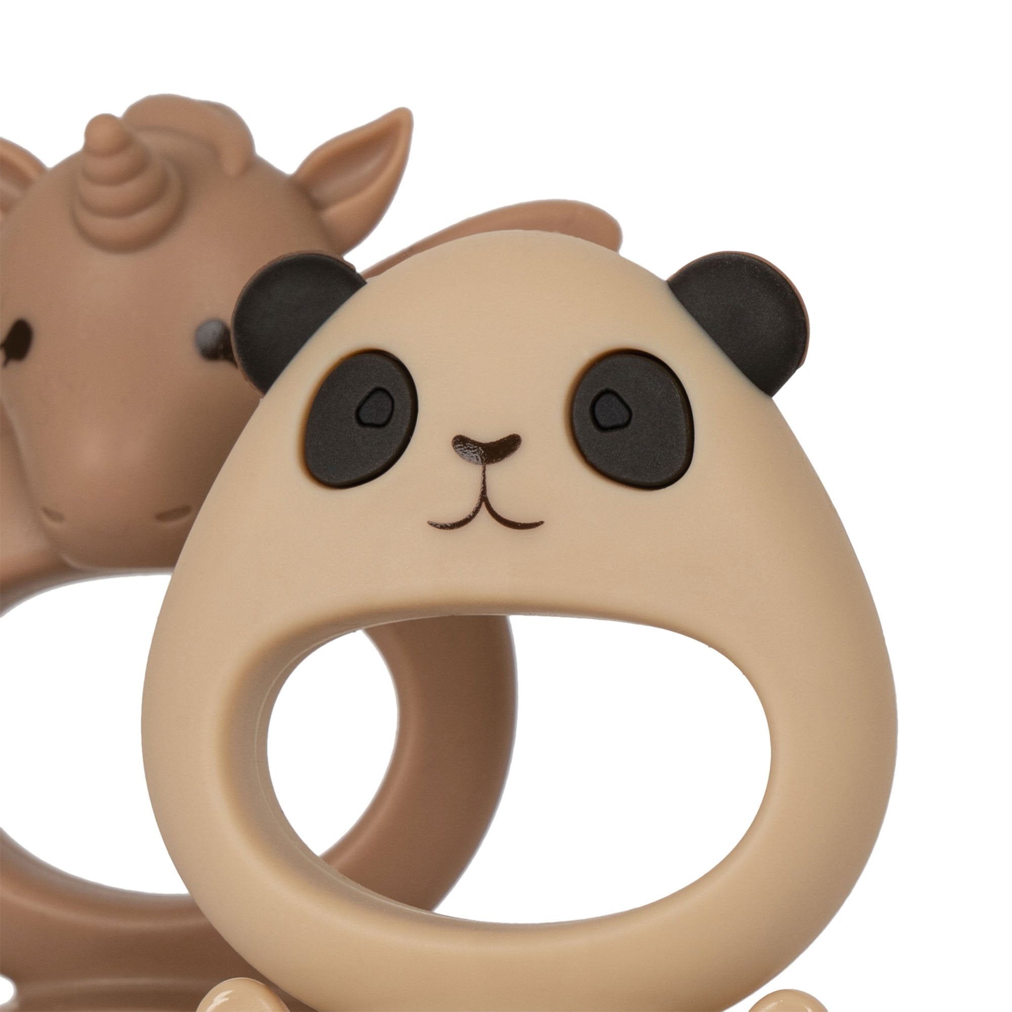 Konges Sløjd | Voedingsspeen fruit siliconen eenhoorn en panda