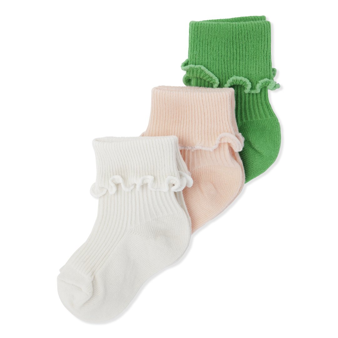 Konges Slojd | Rib frill sokken green - 15-16