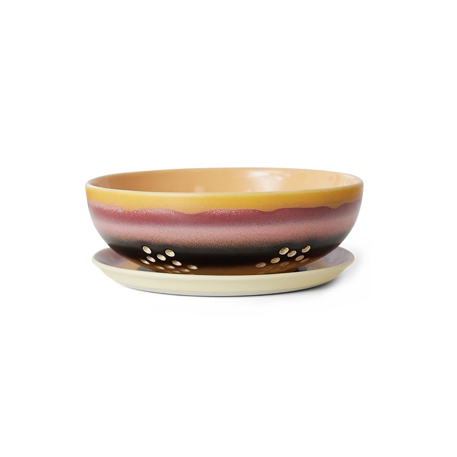HK Living | 70's servies berry bowl Sunset