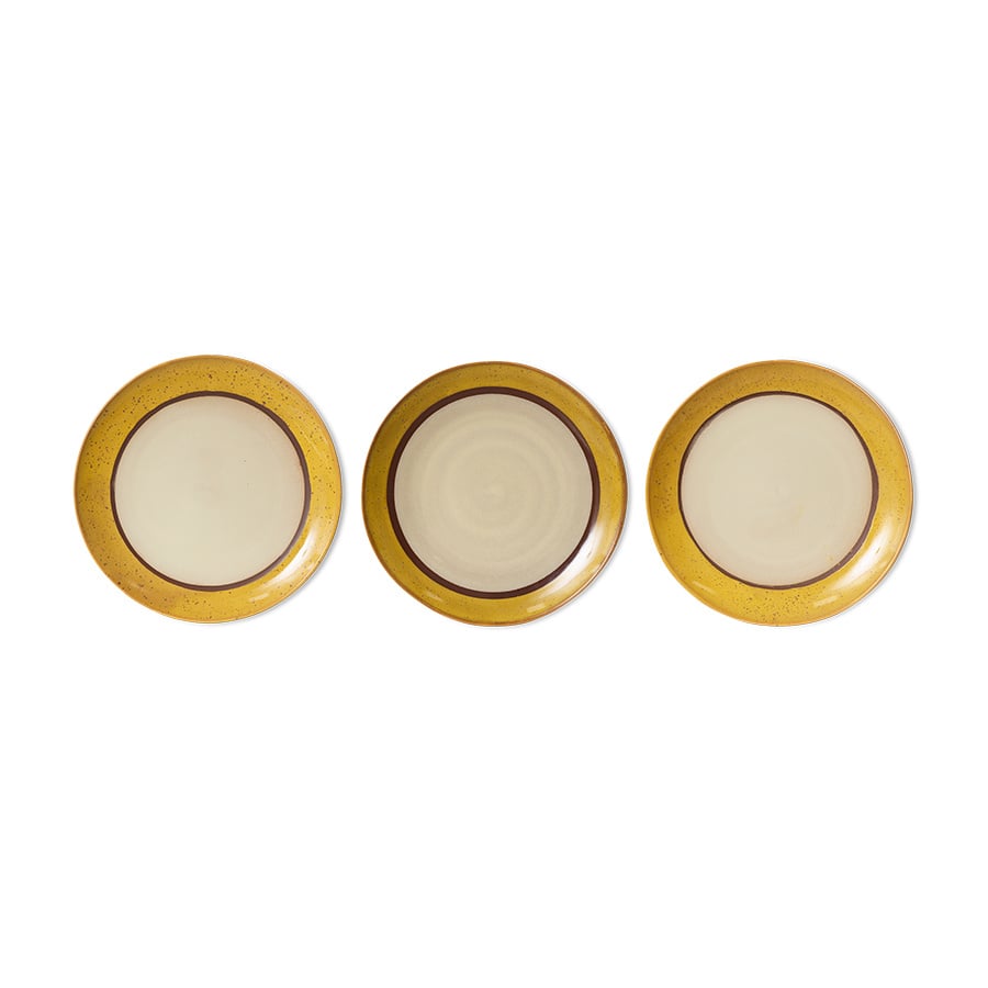 HK Living | 70's servies dinerbord Coconut