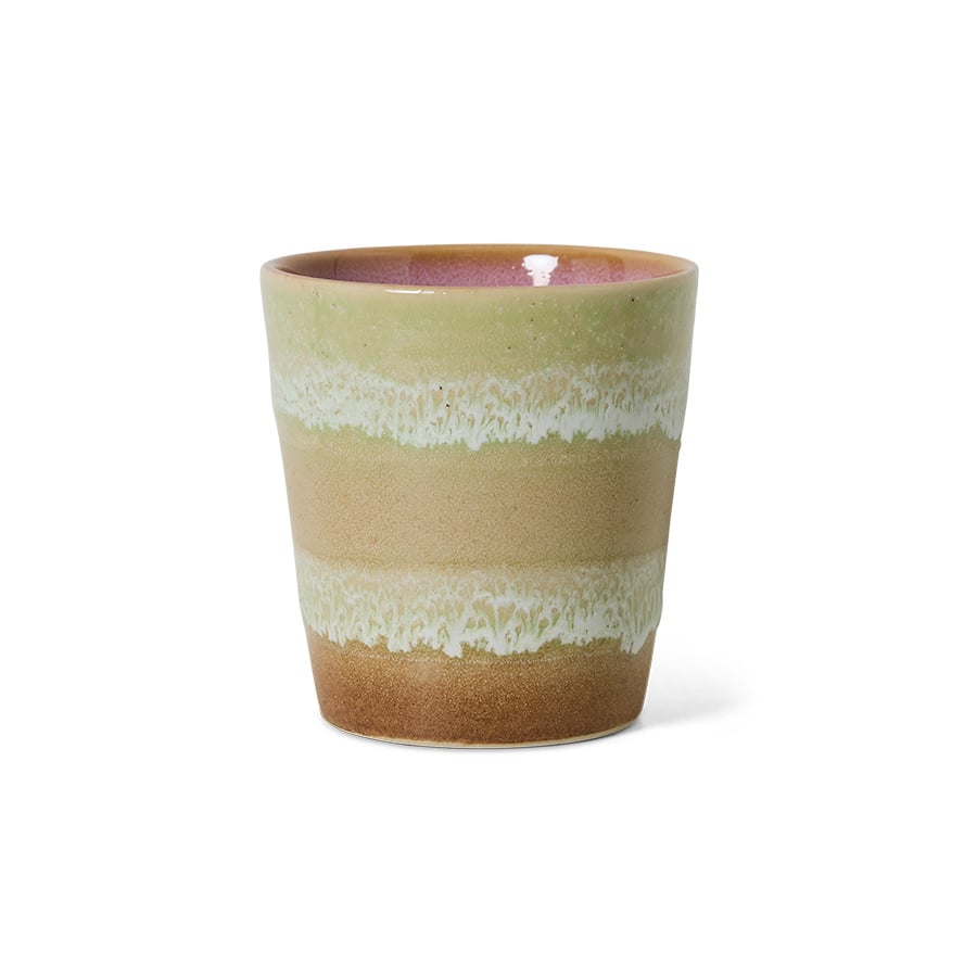 HK Living | 70's servies koffiekopje Umber