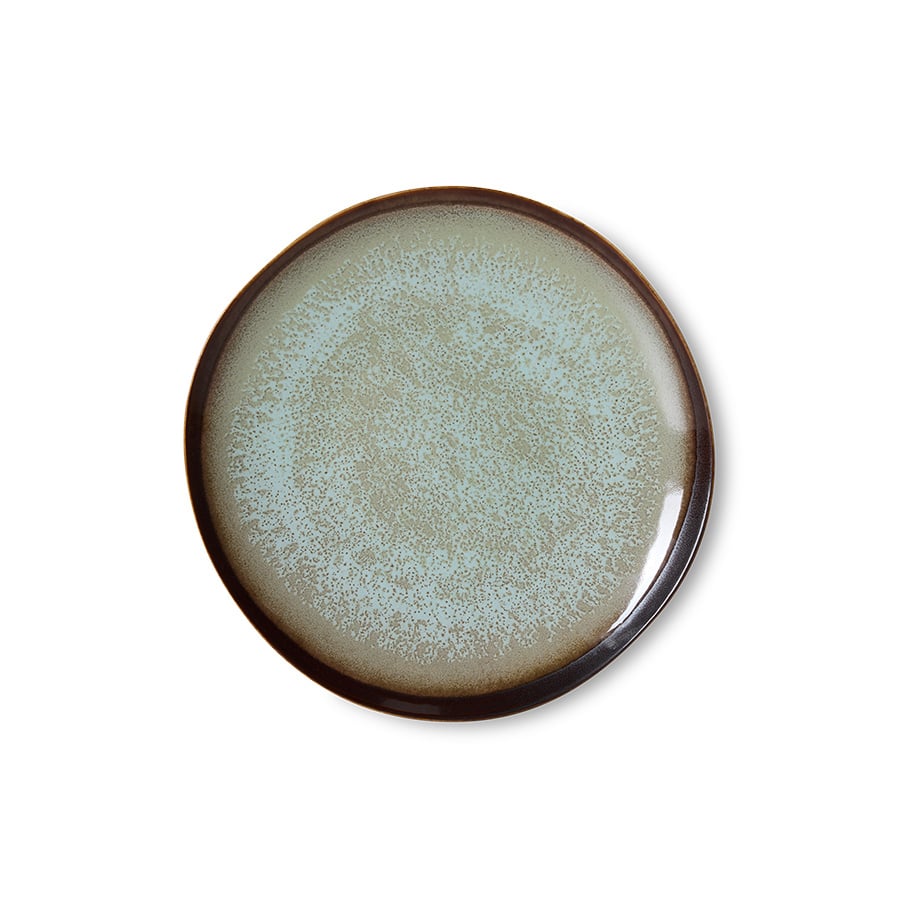 HK Living | 70's servies side plate contrast