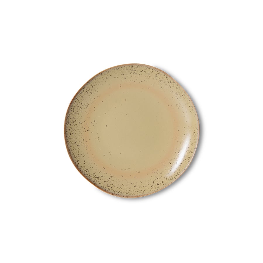 HK Living | 70's servies dessertbord grit