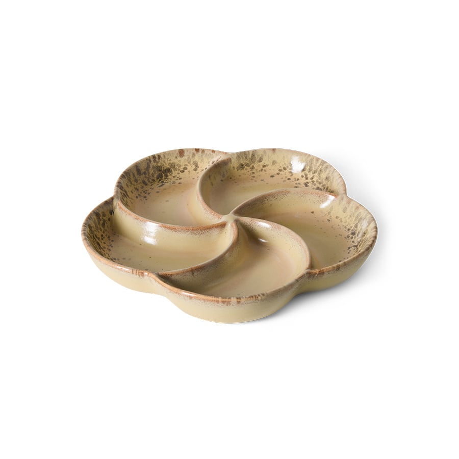 HK Living | 70's servies snackbord grit