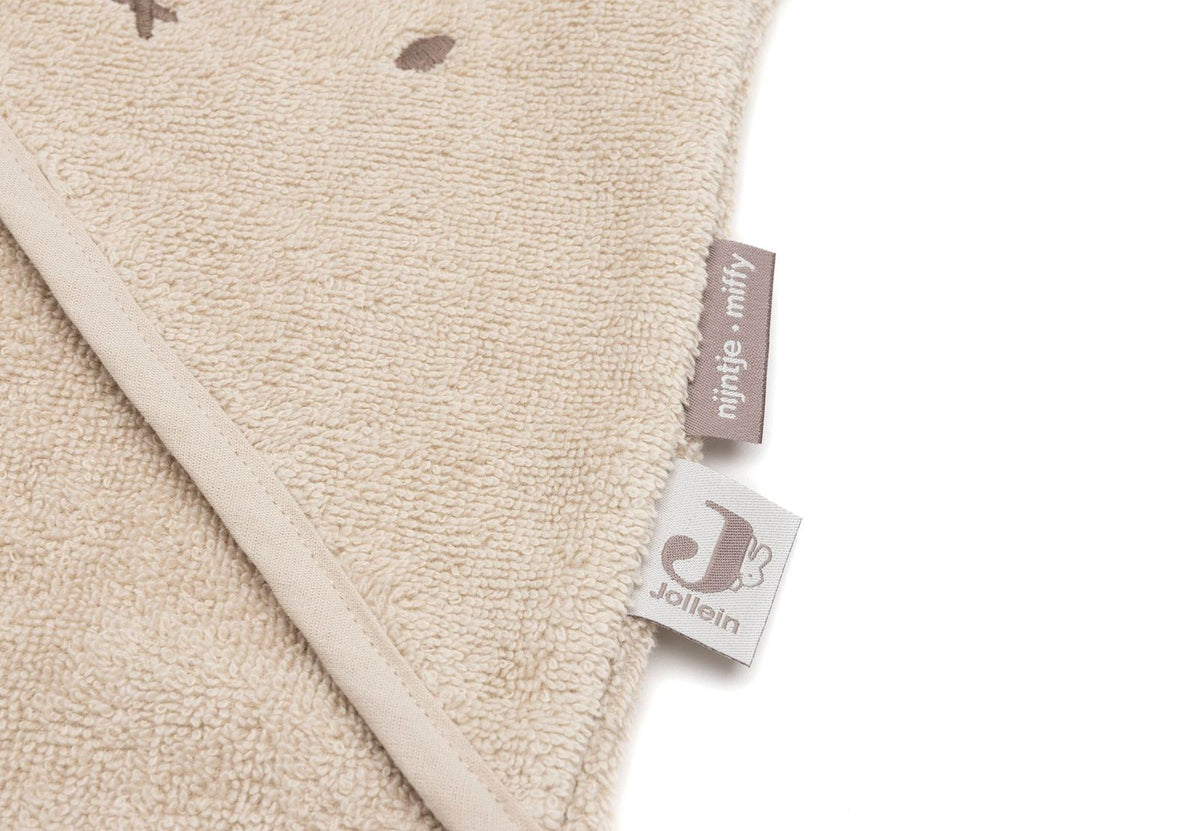 Jollein | Badcape badstof 75x75cm Nijntje warm sand