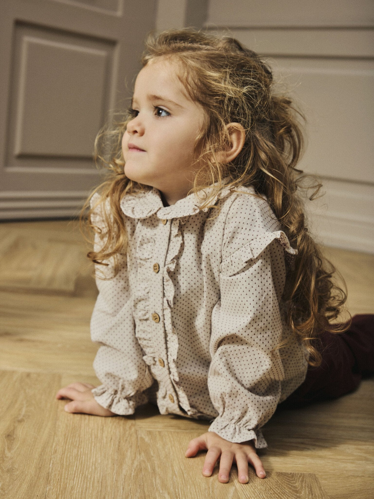 Lil Atelier | Blouse Olena pastel parchment