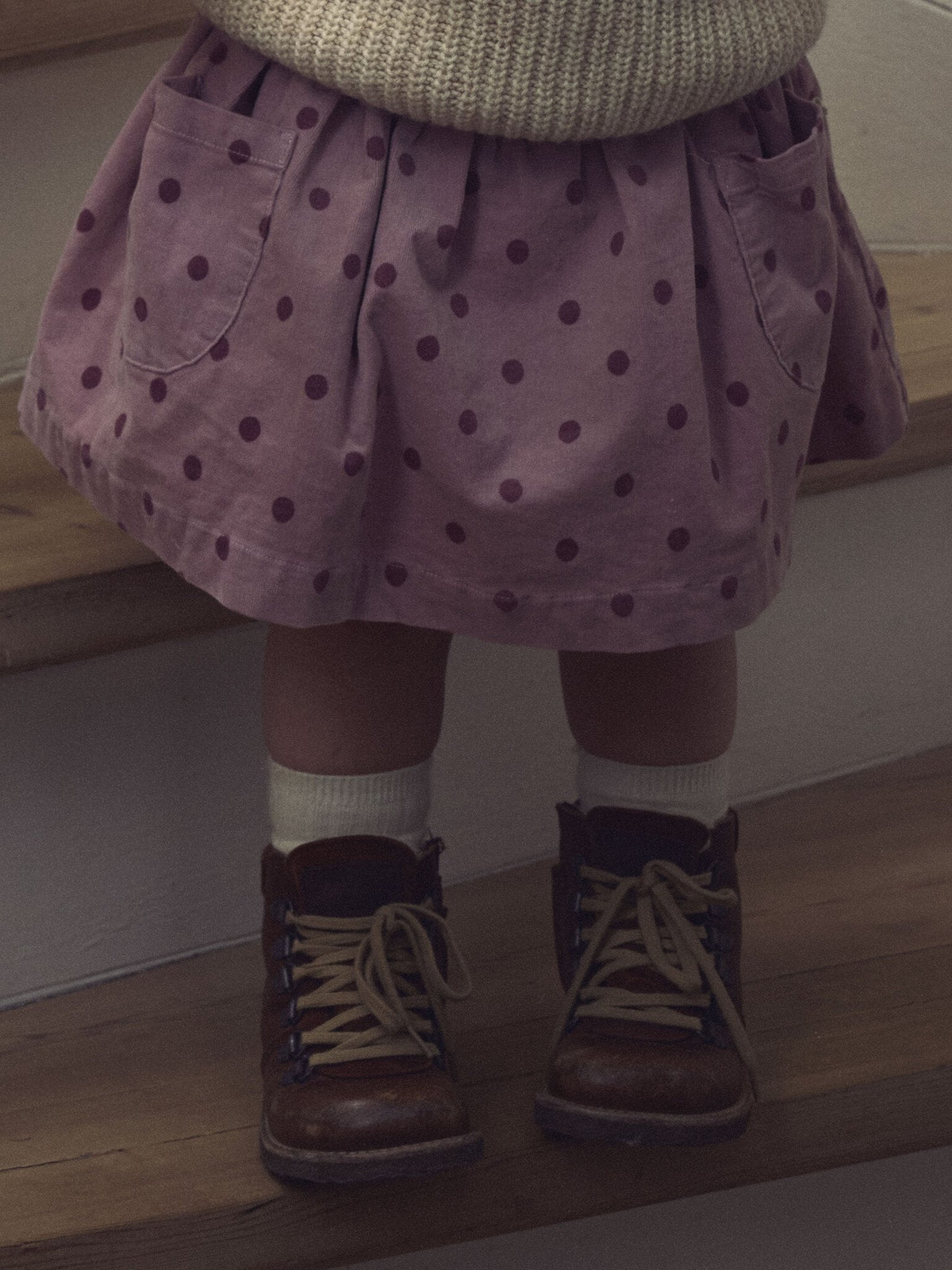 Lil Atelier | Rokje Somba stippen roze