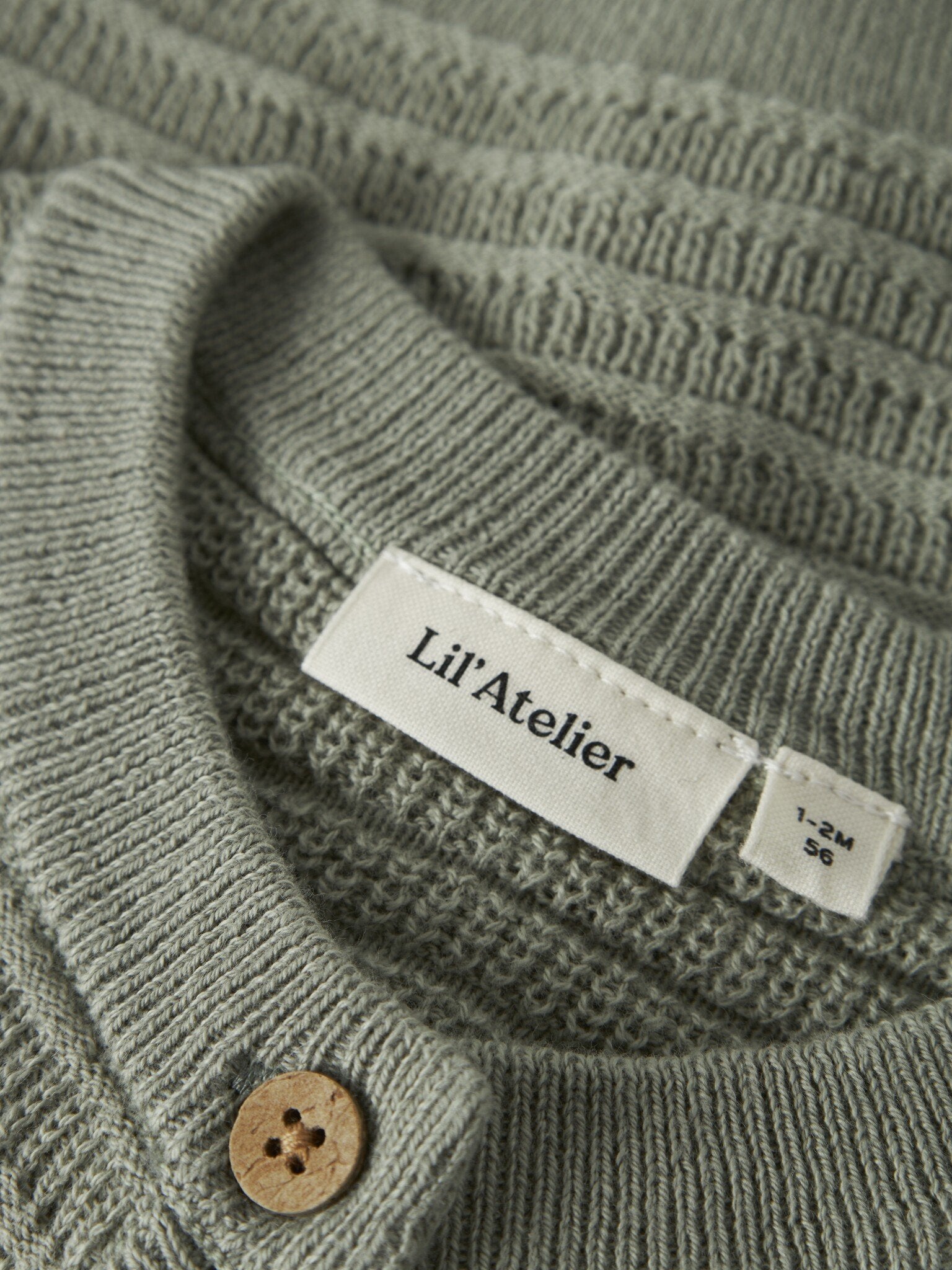 Lil Atelier | Vestje Thunder seagrass