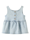 Lil Atelier | Topje Frances light blue denim