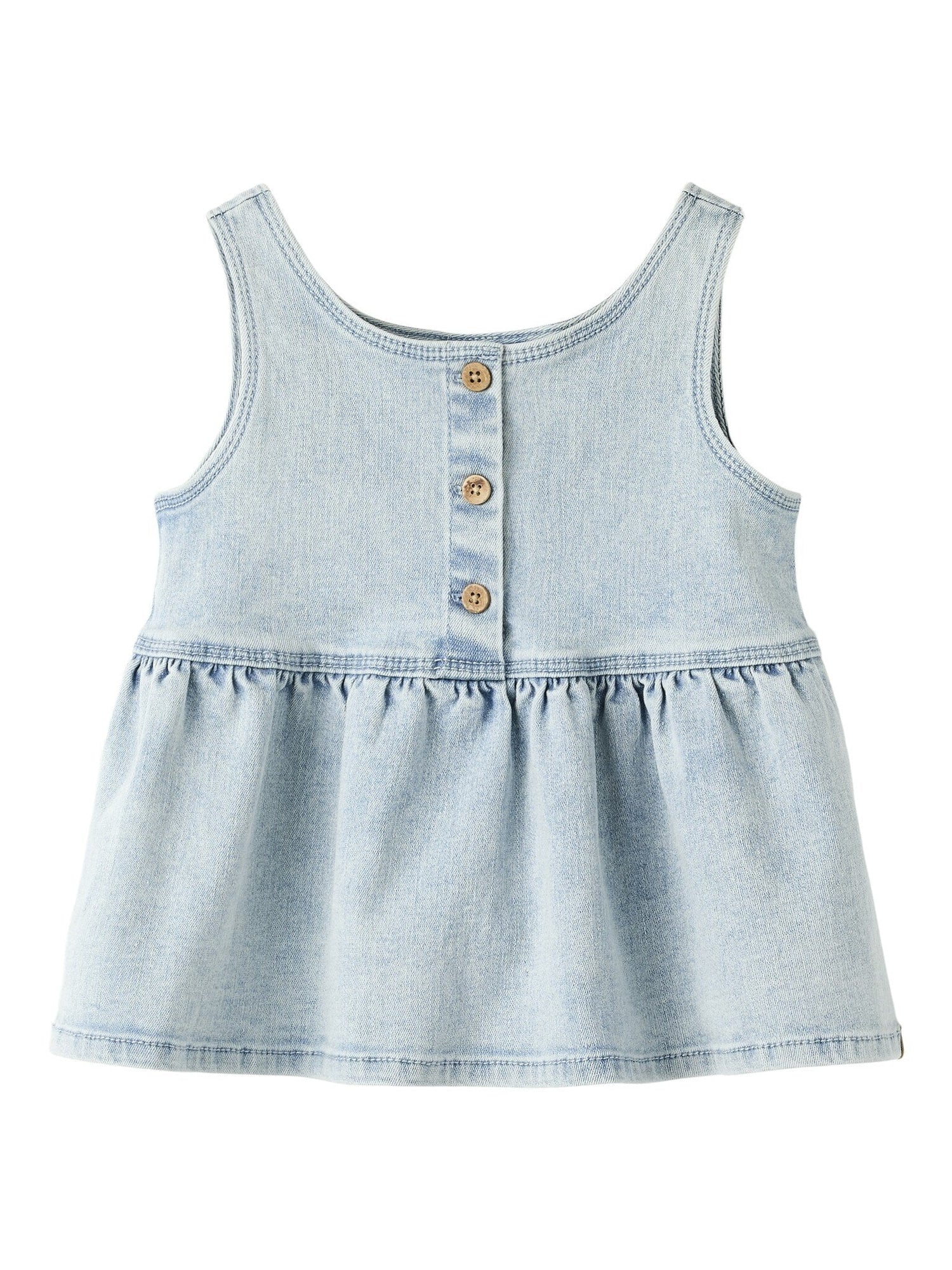 Lil Atelier | Topje Frances light blue denim