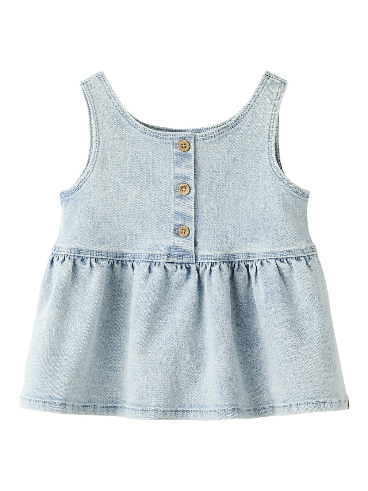 Lil Atelier | Topje Frances light blue denim