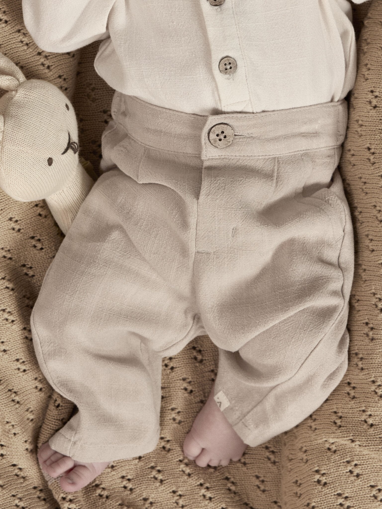 Lil Atelier | Broekje Freddie feather grey