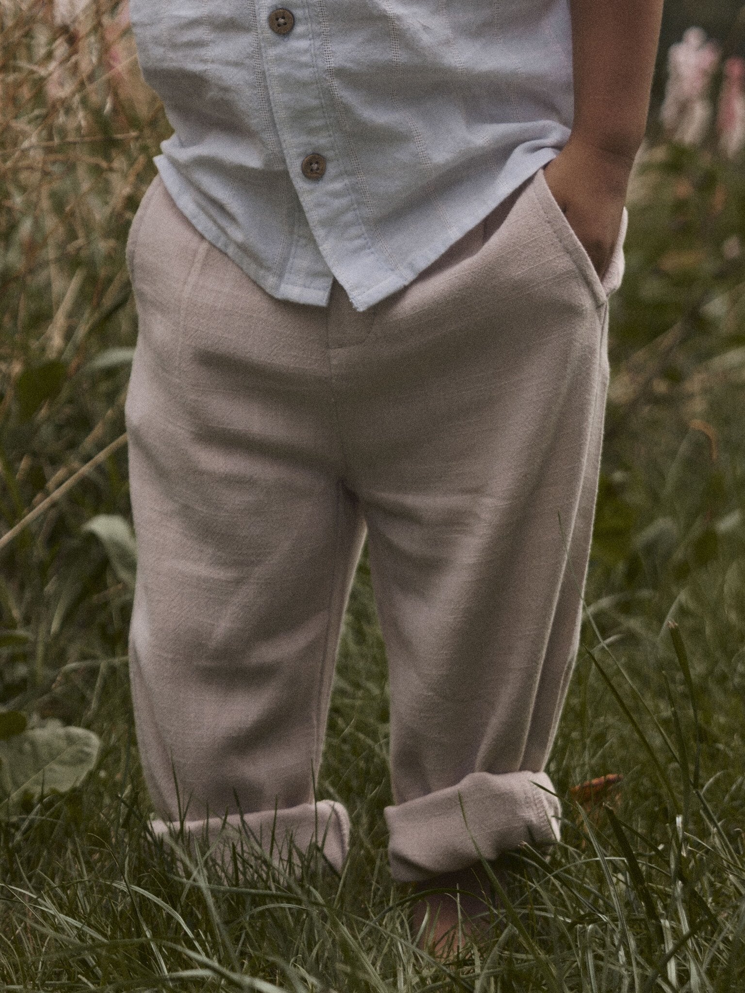 Lil Atelier | Broek Freddie feather grey