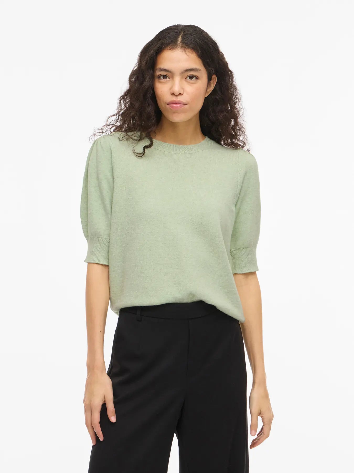 Vila | Top Ril Smoke green NOOS