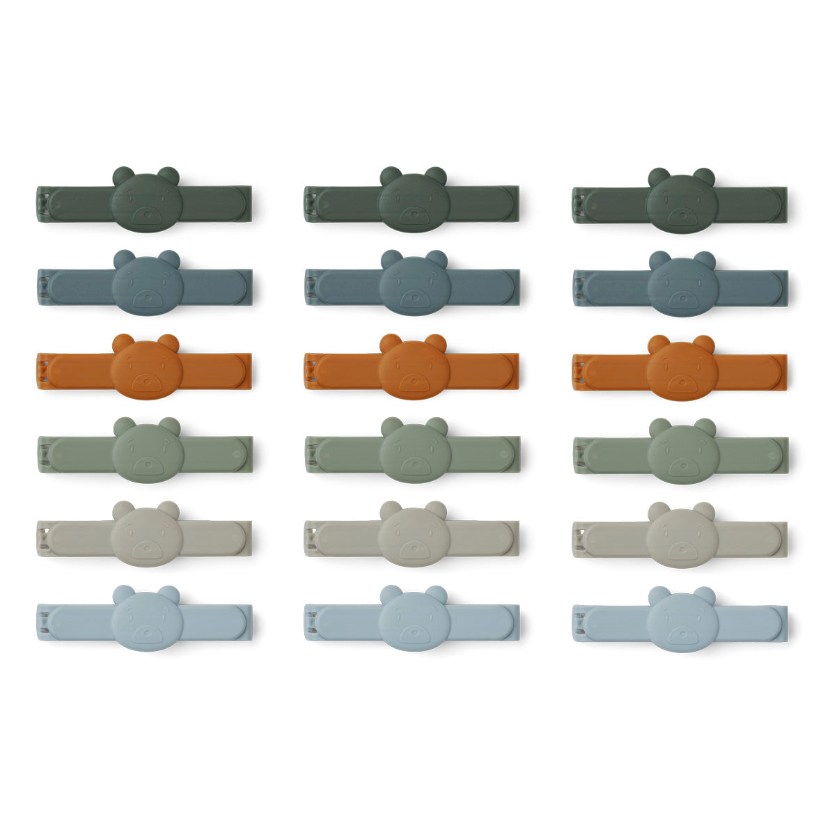 Liewood | Sluitklemmen faune green