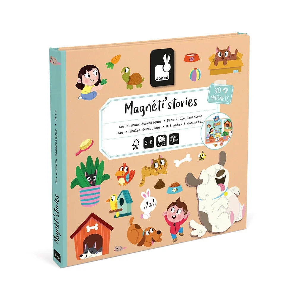 Janod | Magneetboekje huisdieren