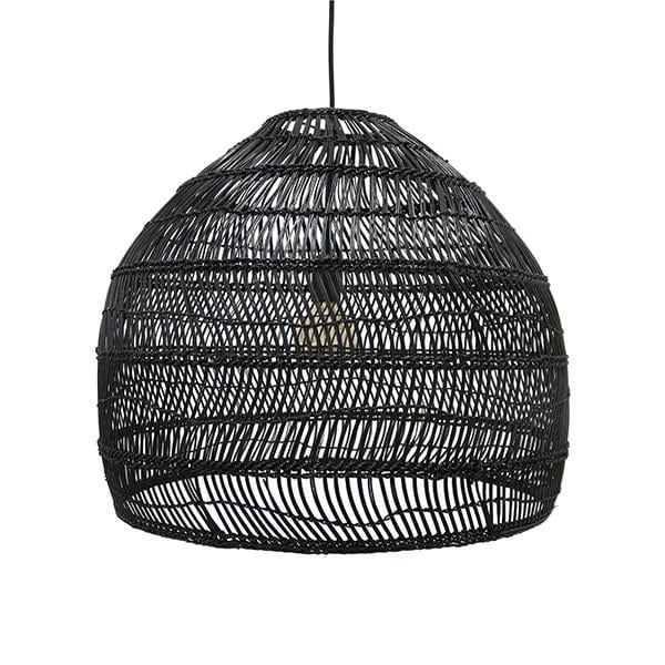 HK Living | Hanglamp rotan zwart 60cm