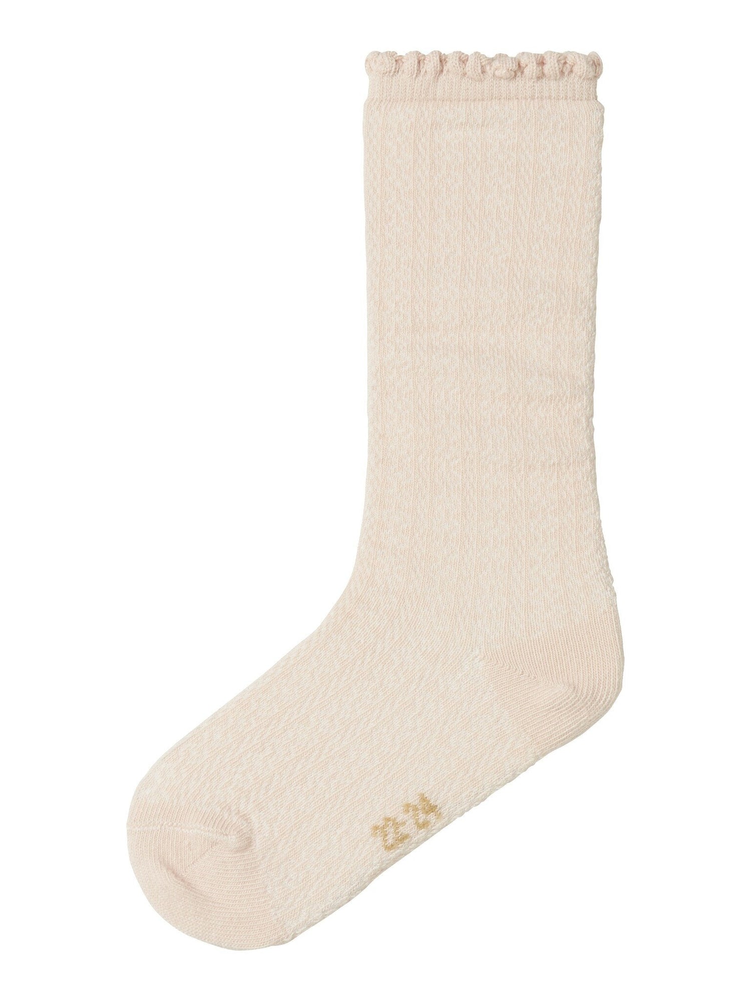 Lil Atelier | Sokken Dalfi knie sokken peach whip