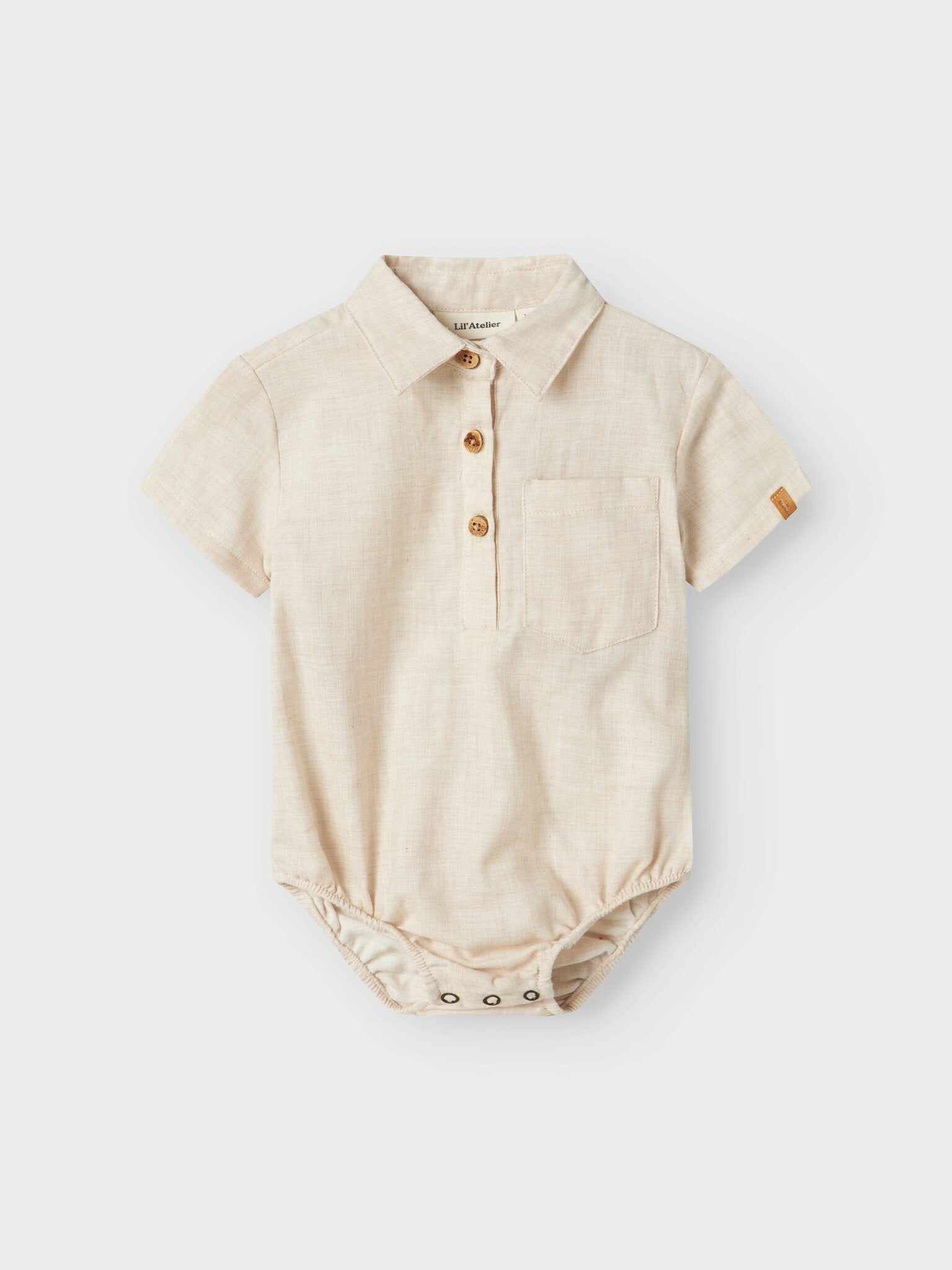 Lil Atelier | Romper blouse Tarou bleached sand