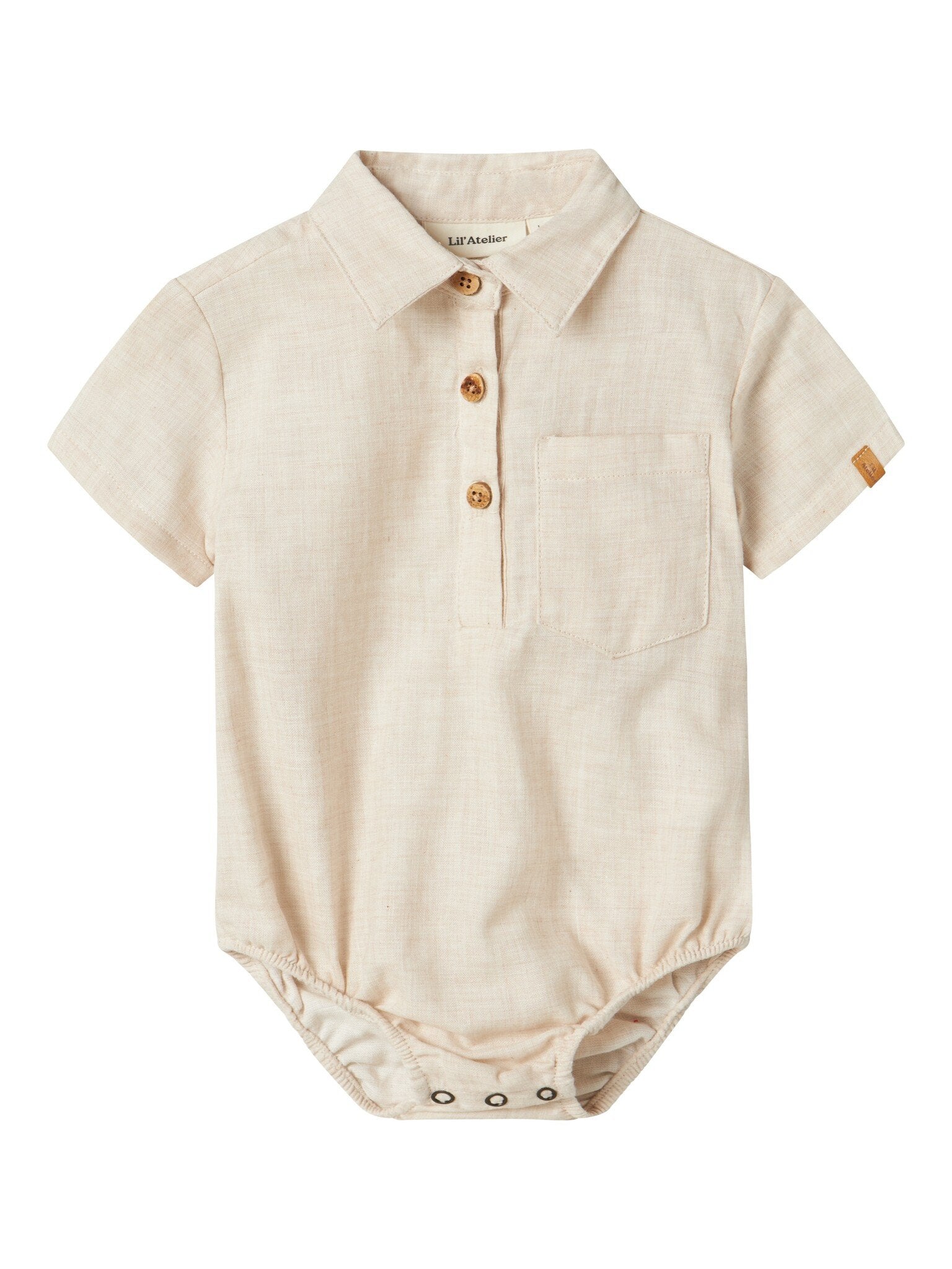 Lil Atelier | Romper blouse Tarou bleached sand