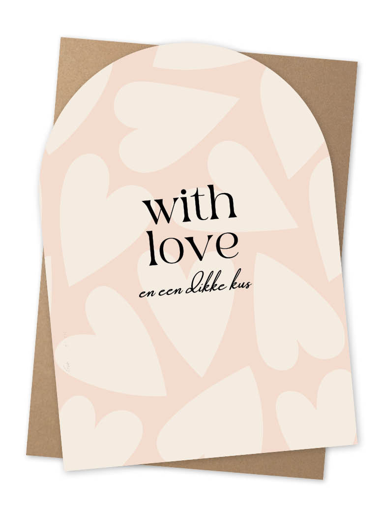 Jots | Wenskaart with love