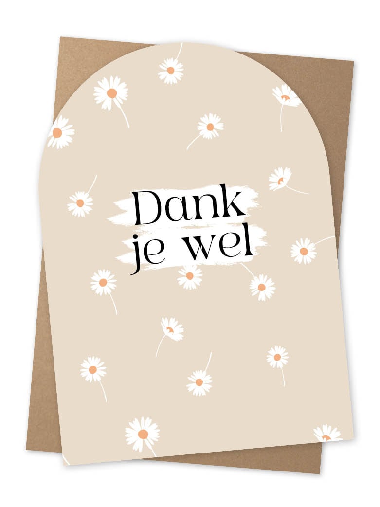 Jots | Wenskaart dank je wel
