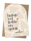 Jots | Wenskaart huisje vol liefde en geluk