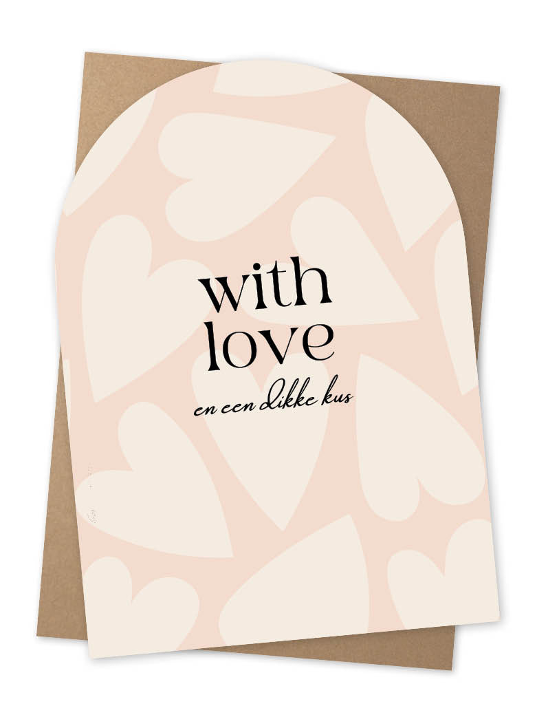 Jots | Wenskaart with love