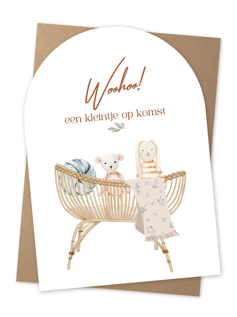 Jots | Wenskaart kleintje op komst