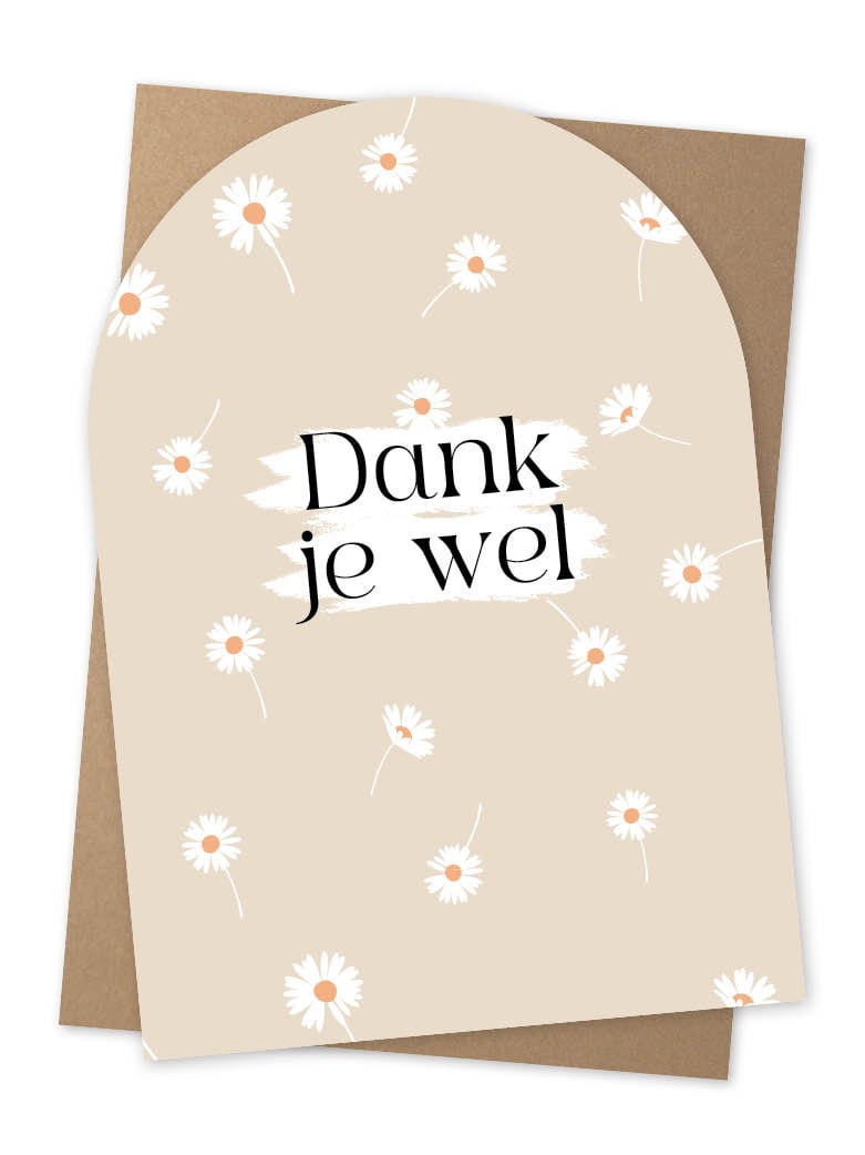 Jots | Wenskaart dank je wel