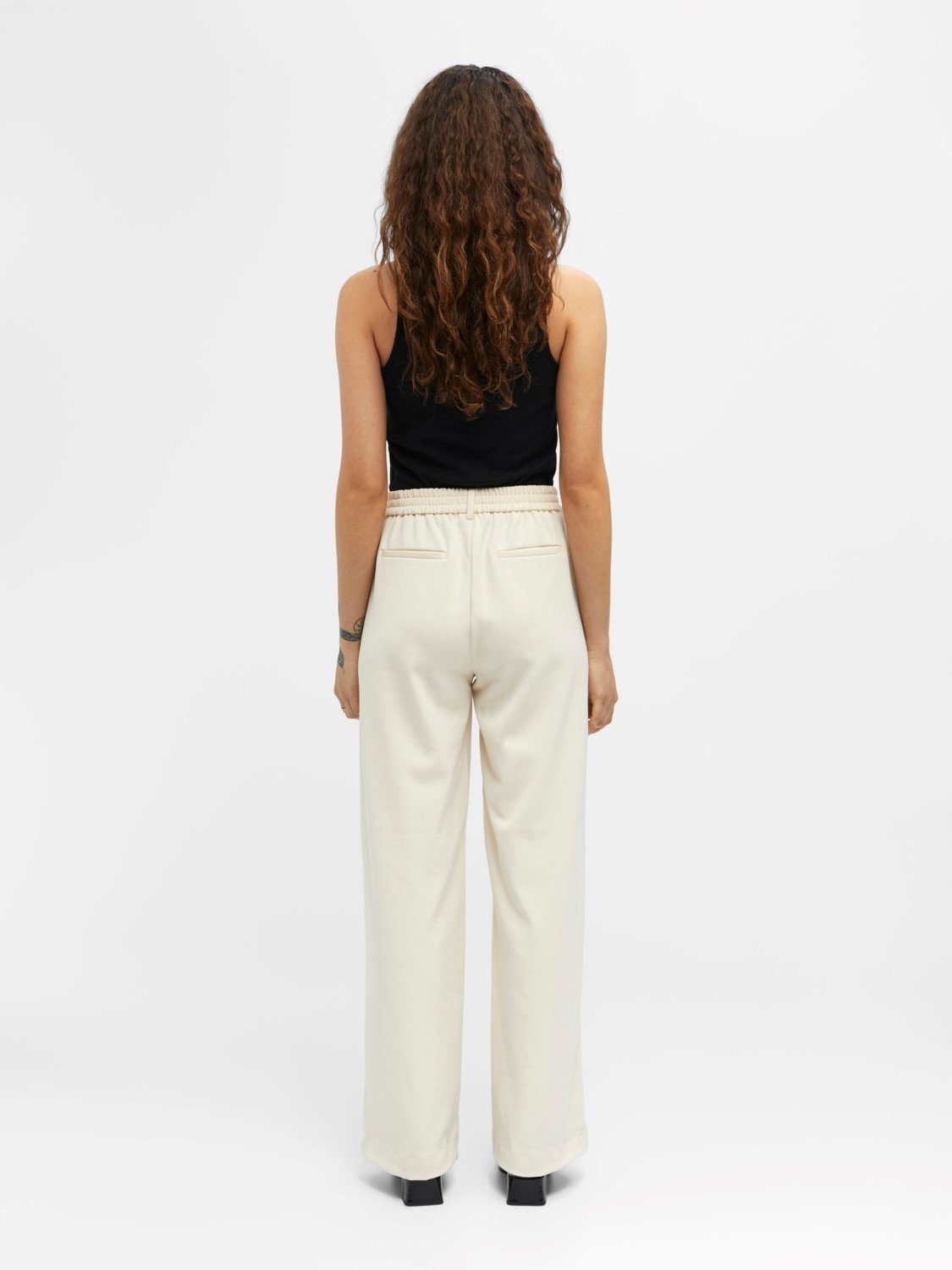 Object | Pantalon lisa wide sandshell
