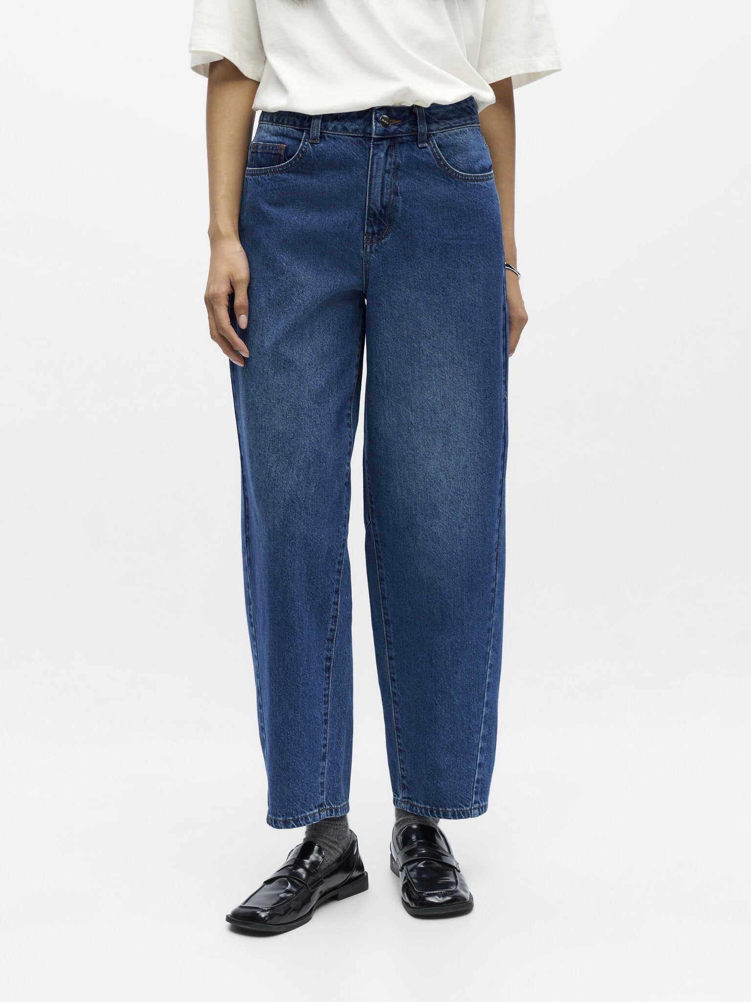 Object | Barrel jeans Miu Zoe medium blue NOOS