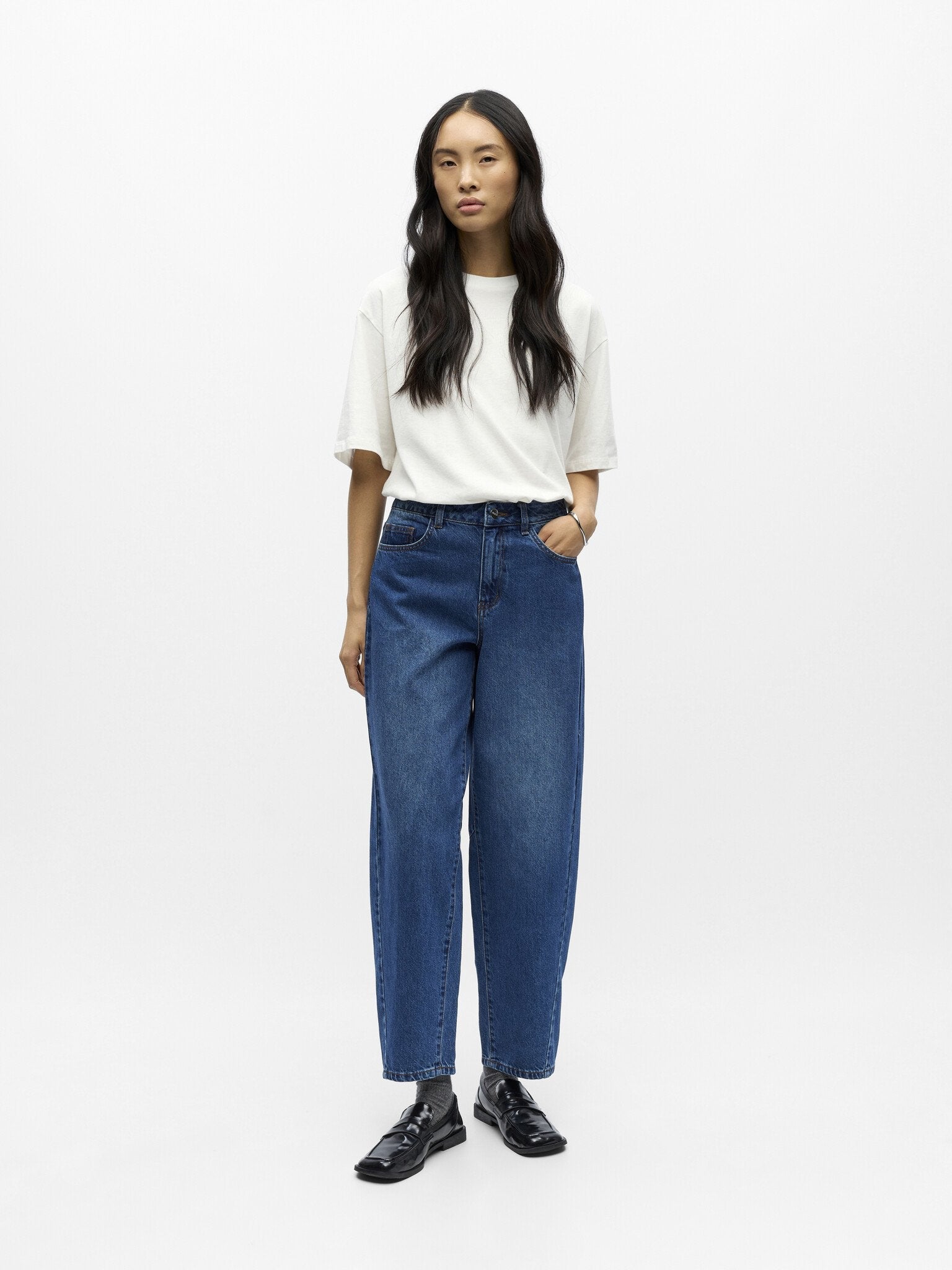 Object | Barrel jeans Miu Zoe medium blue NOOS