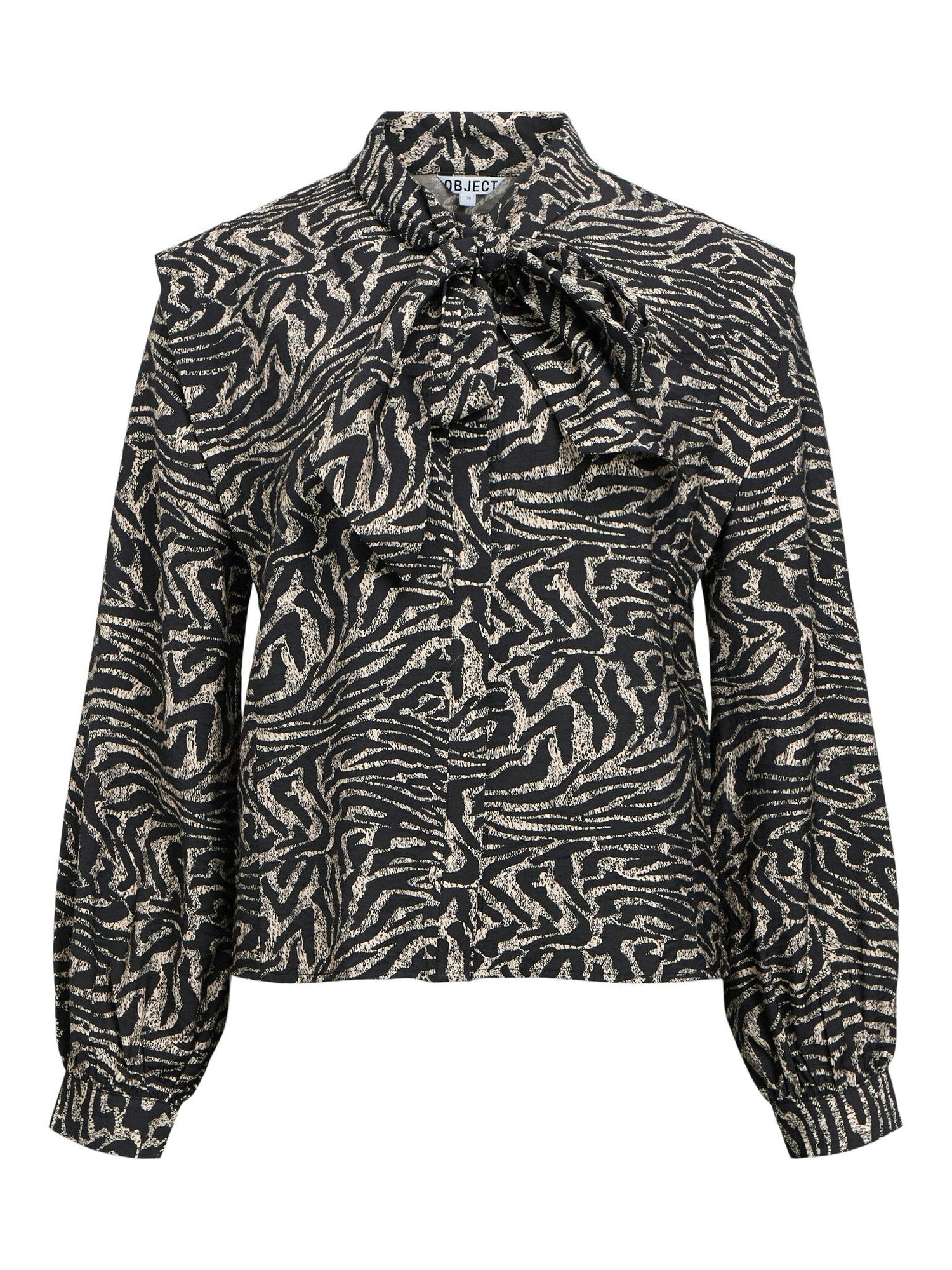 Object | Blouse Alose cloud dancer/black