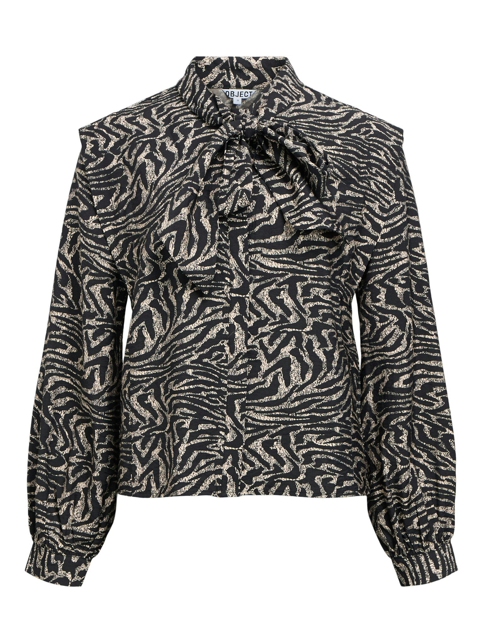 Object | Blouse Alose cloud dancer/black