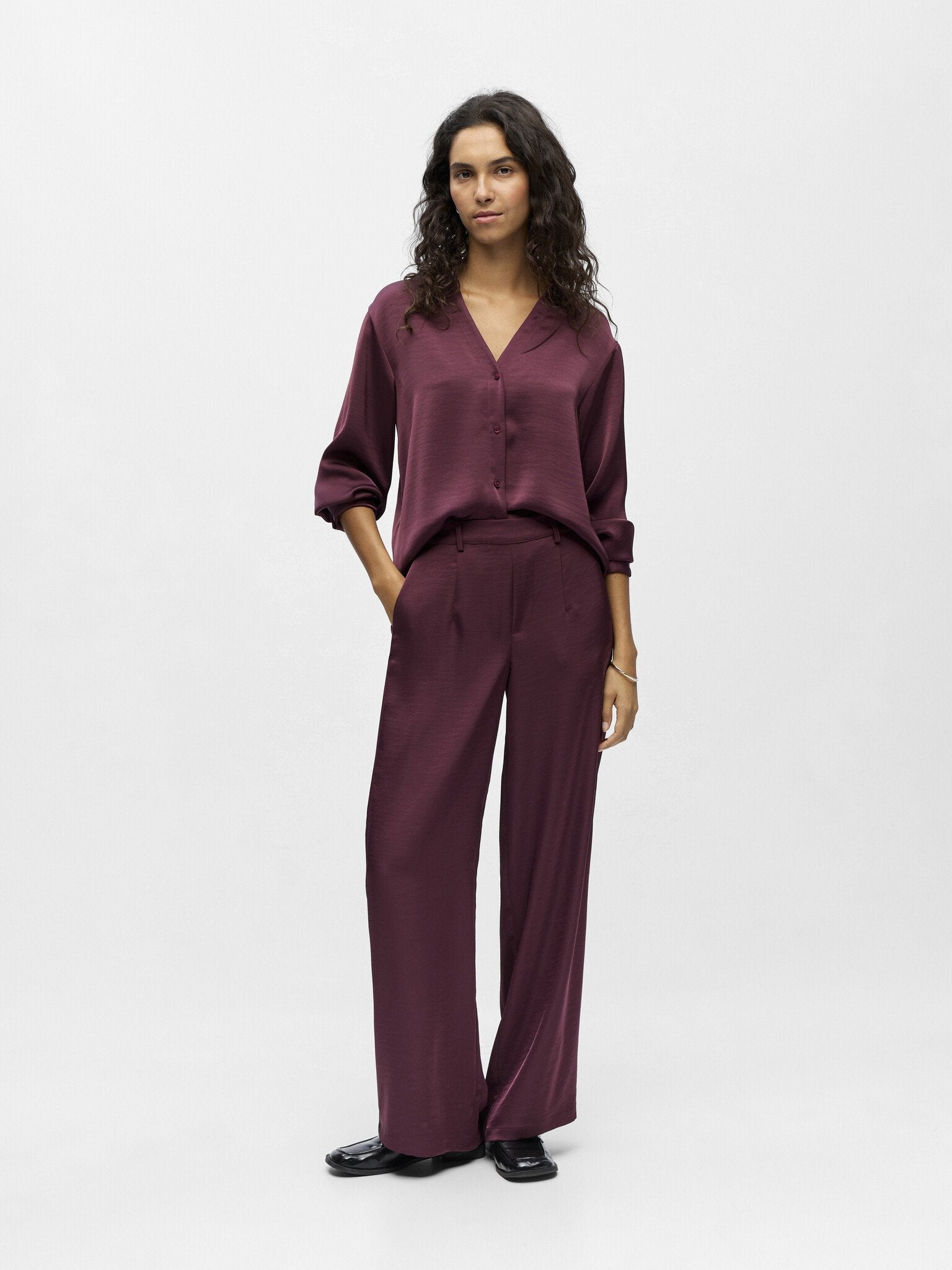 Object | Broek Chilli mauve wine