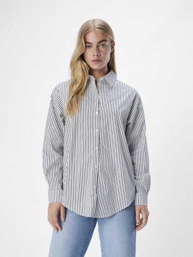 Object | Blouse Tutta wit zwart gestreept NOOS