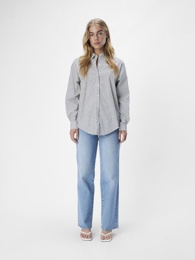 Object | Blouse Tutta wit zwart gestreept NOOS