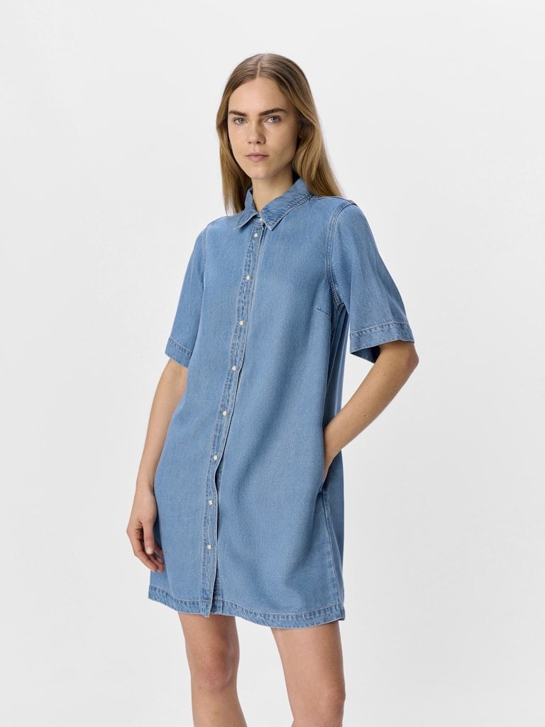 Object | Denim jurk Frame light blue NOOS