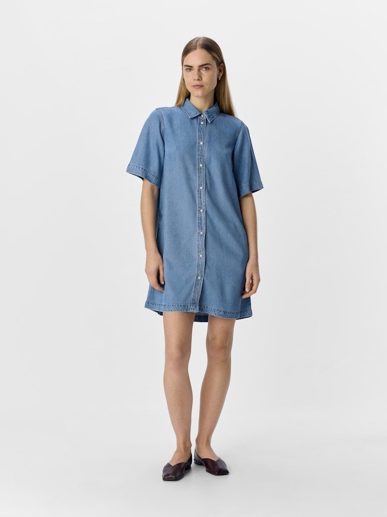 Object | Denim jurk Frame light blue NOOS