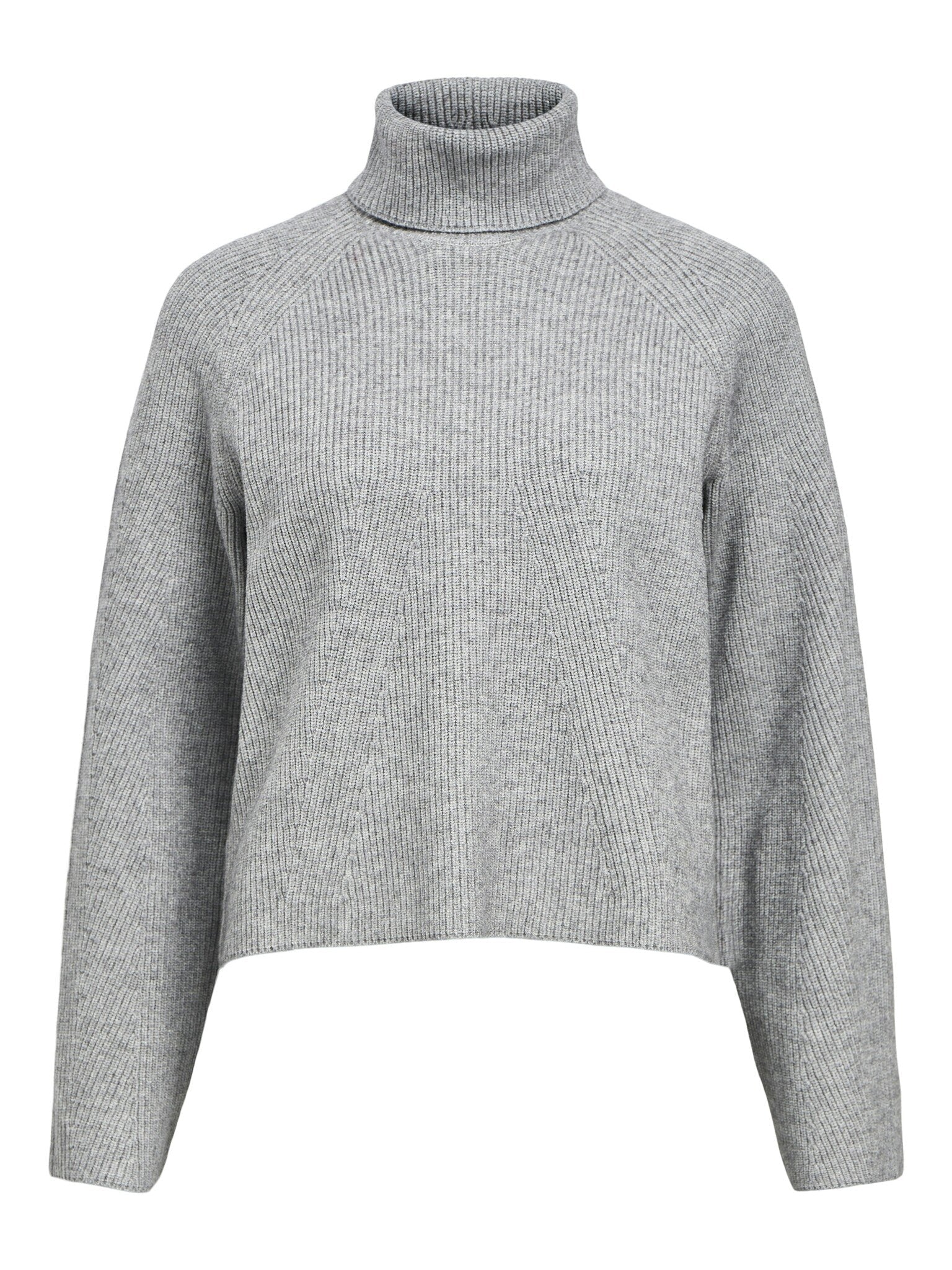 Object | Trui met col Viola grey melange NOOS